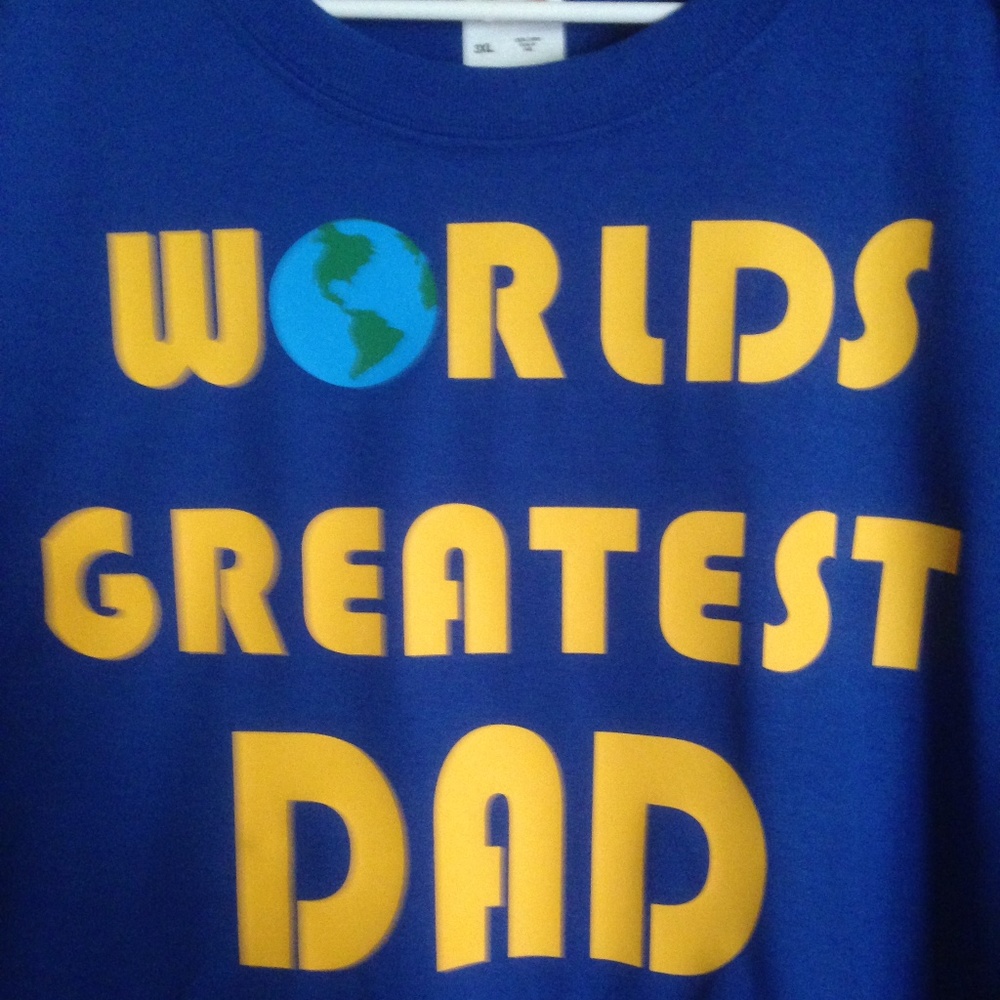 Worlds Greatest Dad T Shirt.